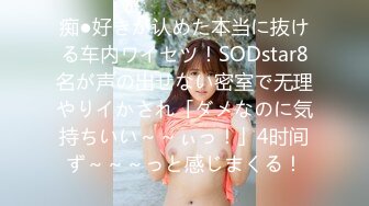 痴●好きが认めた本当に抜ける车内ワイセツ！SODstar8名が声の出せない密室で无理やりイかされ「ダメなのに気持ちいい～～ぃっ！」4时间ず～～～っと感じまくる！