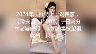 2024年，推特上一对良家，【豫夫妻-yfq002】，日常分享老婆裸照，大奶人妻欲望很强烈，粉丝众多