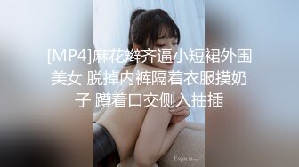 [MP4]麻花辫齐逼小短裙外围美女 脱掉内裤隔着衣服摸奶子 蹲着口交侧入抽插