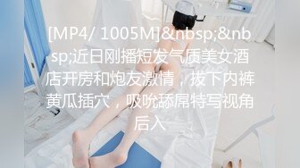 [MP4/ 1005M]&nbsp;&nbsp;近日刚播短发气质美女酒店开房和炮友激情，拔下内裤黄瓜插穴，吸吮舔屌特写视角后入