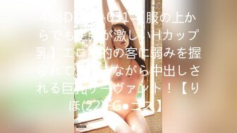 498DDHP-031 【服の上からでも主張が激しいHカップ乳】エロ目的の客に弱みを握られて、泣きながら中出しされる巨乳サーヴァント！【りほ(22)FG●コス】