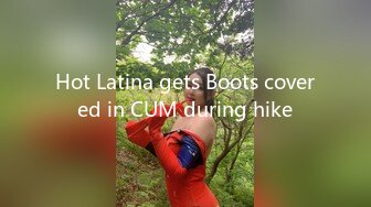 Hot Latina gets Boots covered in CUM during hike