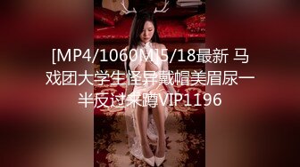 [MP4/1060M]5/18最新 马戏团大学生怪异戴帽美眉尿一半反过来蹲VIP1196