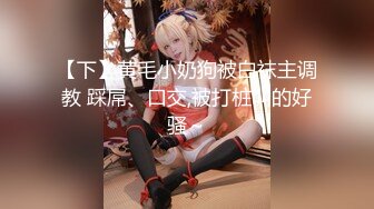 【下】黄毛小奶狗被白袜主调教 踩屌、口交,被打桩叫的好骚～