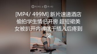 [MP4/ 499M] 新片速递酒店偷拍学生情侣开房 超短裙美女被扒开内裤就干插入后疼到哭