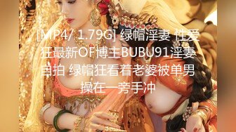 [MP4/ 1.79G] 绿帽淫妻 性爱狂最新OF博主BUBU91淫妻自拍 绿帽狂看着老婆被单男操在一旁手冲