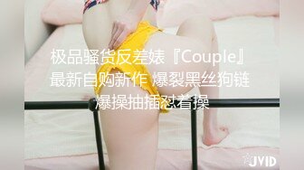 极品骚货反差婊『Couple』最新自购新作 爆裂黑丝狗链 爆操抽插怼着操